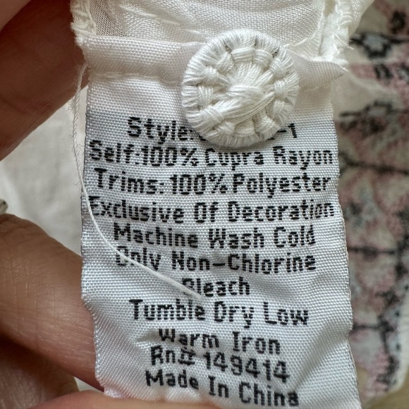 Johnny Was Sundae Tunic sz medium - Picture 8 of 9